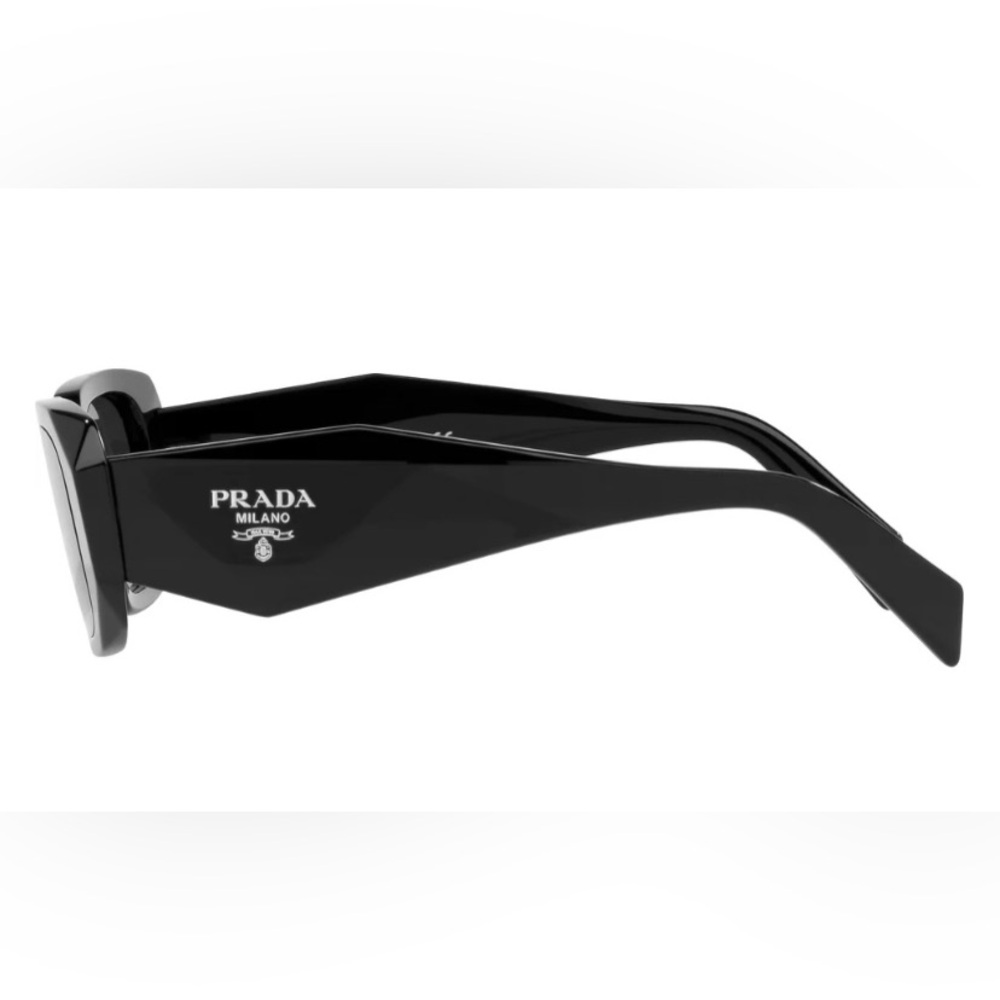 Prada PR 17WS Angular Black Sunglasses - Picture 2 of 15